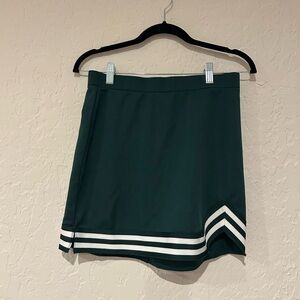 Zoozatz Dark Green Mini Cheer Skirt